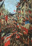 Claude Monet Rue Saint Denis, 30th June 1878 oil painting artist